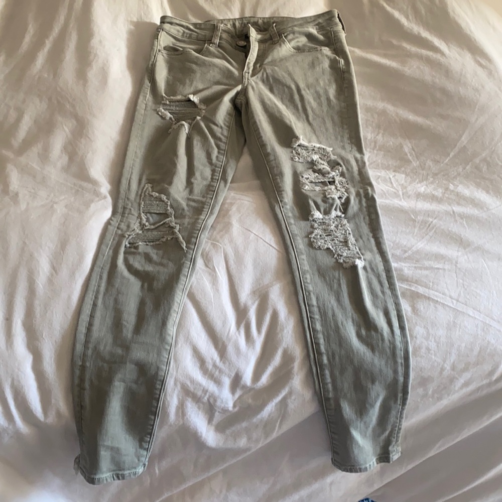 American eagle super stretch jeans size 6